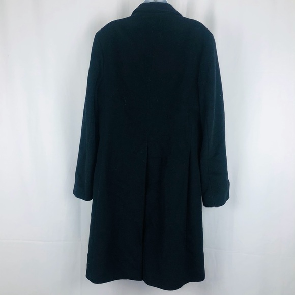 Banana Republic Wool/Alpaca long coat pockets L - Picture 2 of 12